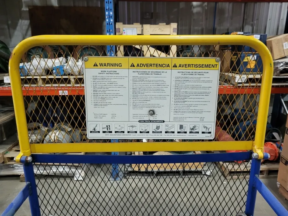 36 x 36 inch Man Cage Work Platform