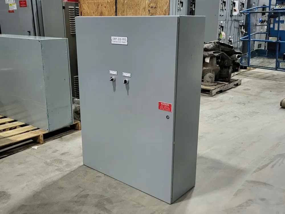 48" x 36" x 12" Contactor Panel SGP-8816, 120VAC, 15A, Single-Phase