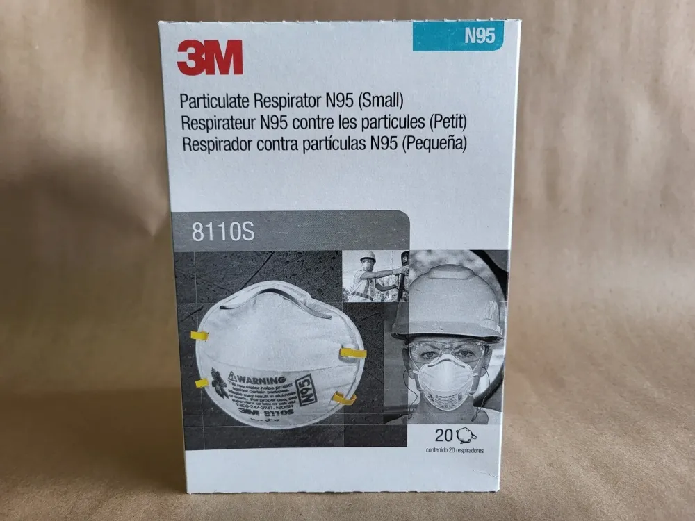 Industrial Respirator N95 8110S (Box 20 pcs) - Plug & Play