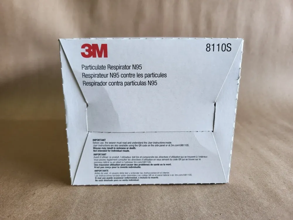 Industrial Respirator N95 8110S (Box 20 pcs) - Plug & Play