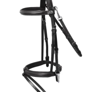 Industrieel Grade Dortmund Bridle black/cream/silver F