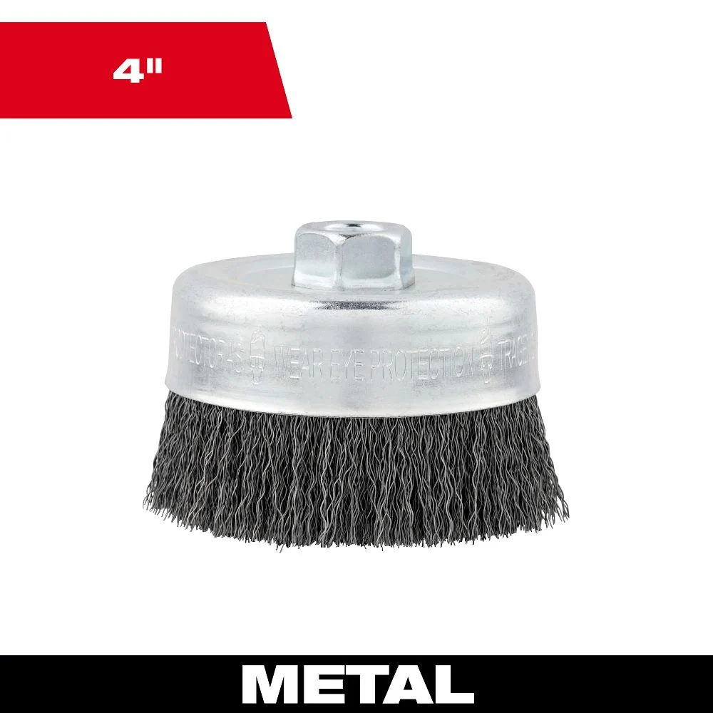 Milwaukee Tools WHEEL 4" CRIMPED WIRE CUP 48-52-1300