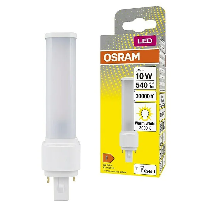 Osram Dulux D Led-buis G24 - 5 W, Gezellig wit, 540 lm