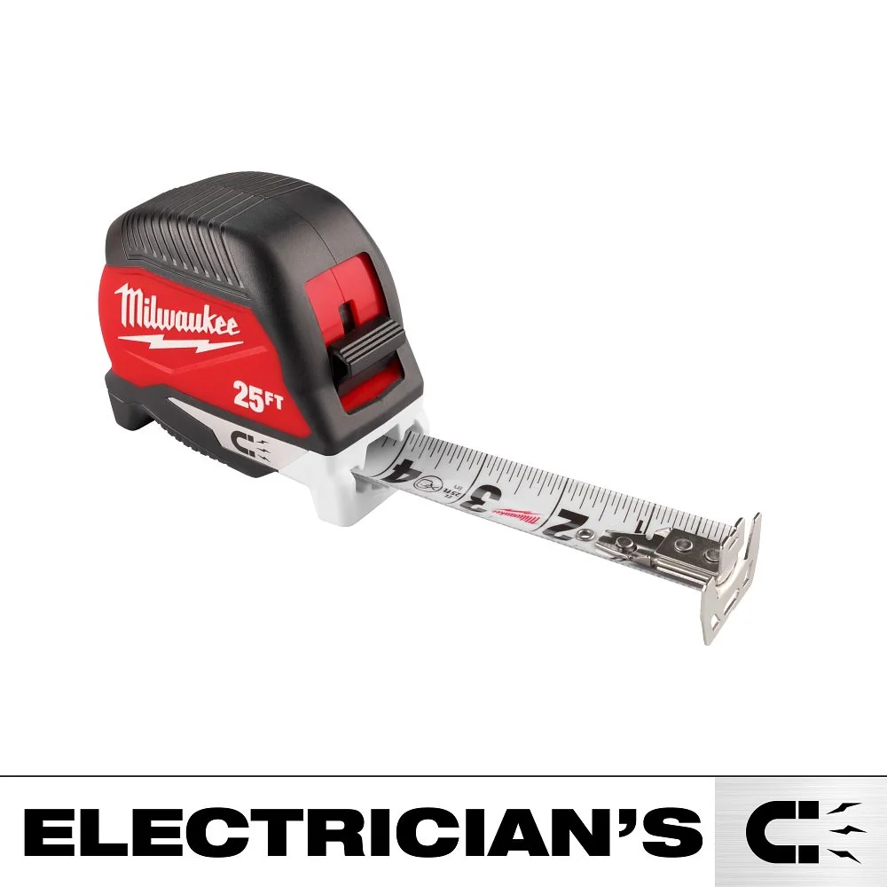 Milwaukee Tools 25' Electrician's Magnetic Tape 48-22-1027M