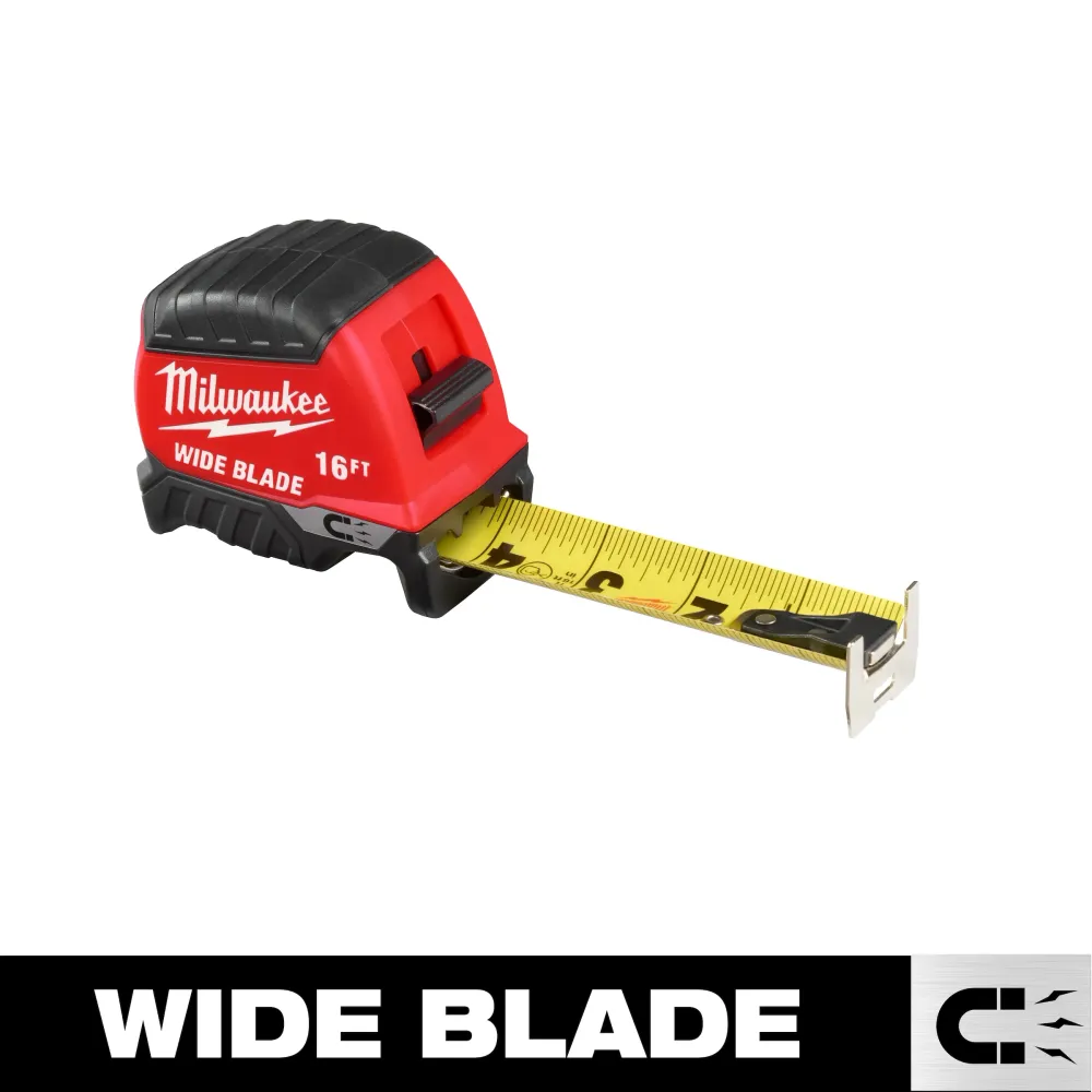 MILWAUKEE 16' Wijd Blade Magnetic Tape Measure