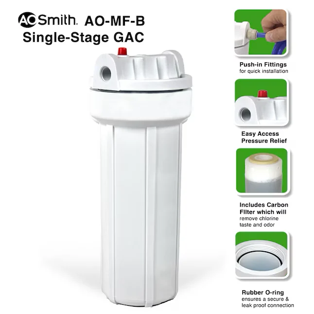 Bag .O. Smith Single-stage Gac Under Sink Water Filtration System