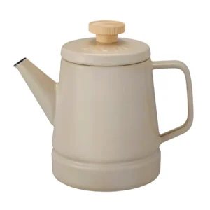 BRUNO x Fujihoro Enamel Kettle 1.6L - Greige voor waterzuivering