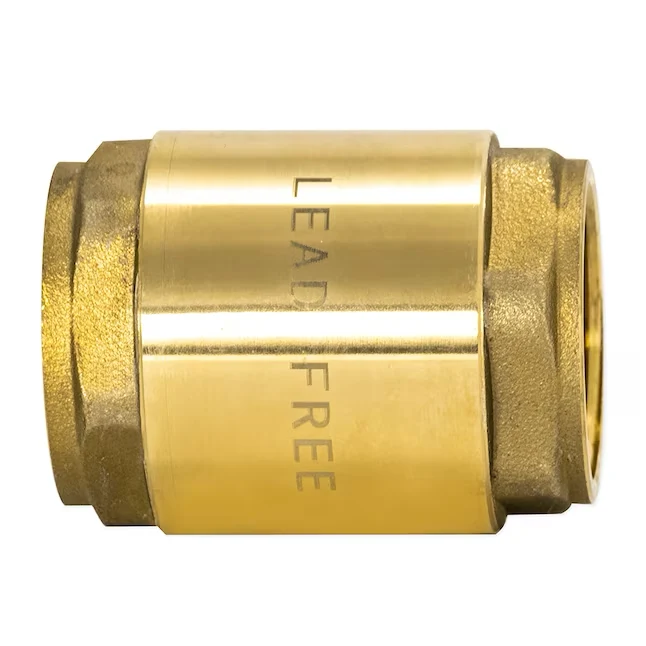 EZ-FLO Brass 1- Ijzer Pipe Size -line Check Valve met automatische reiniging