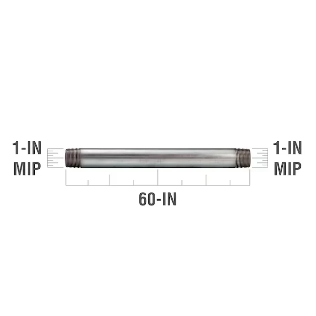 Gecertificeerd DIN/ISO Southland 1- x 60- Galvanized Pipe