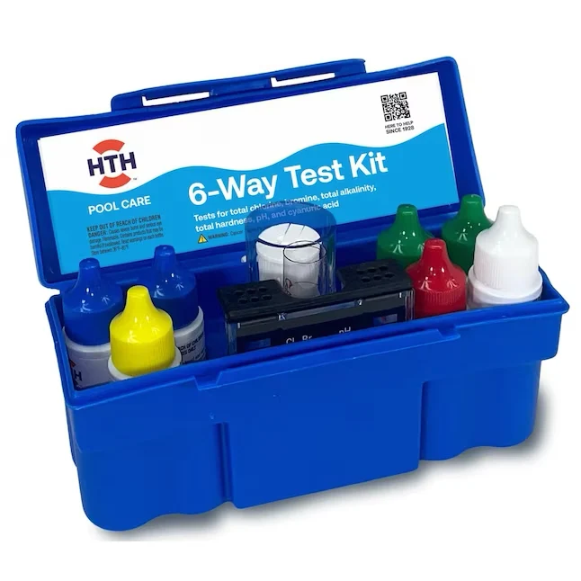 HTH 6-Way Pool Test Kit voor slurry-afvoer