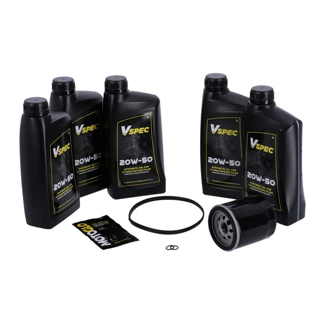 Wedge wire Kit Cambio Aceite 'Big Oil'. Totalmente Sintético. Filtro Negro Para Harley Davidson 07-17 Softail; 06-17 Dyna