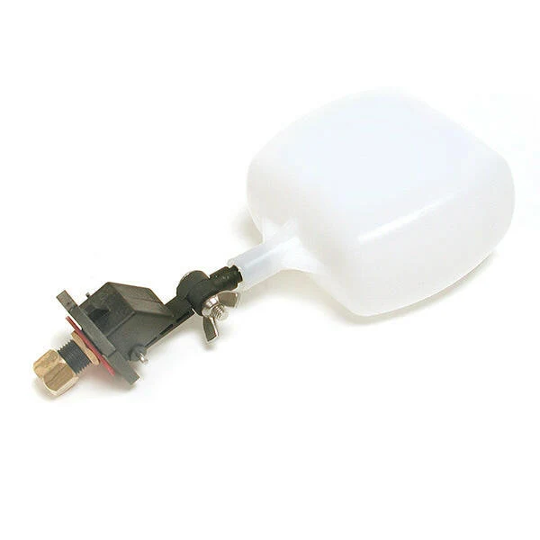 Dial ¼" Compression Float Valve met steunrooster