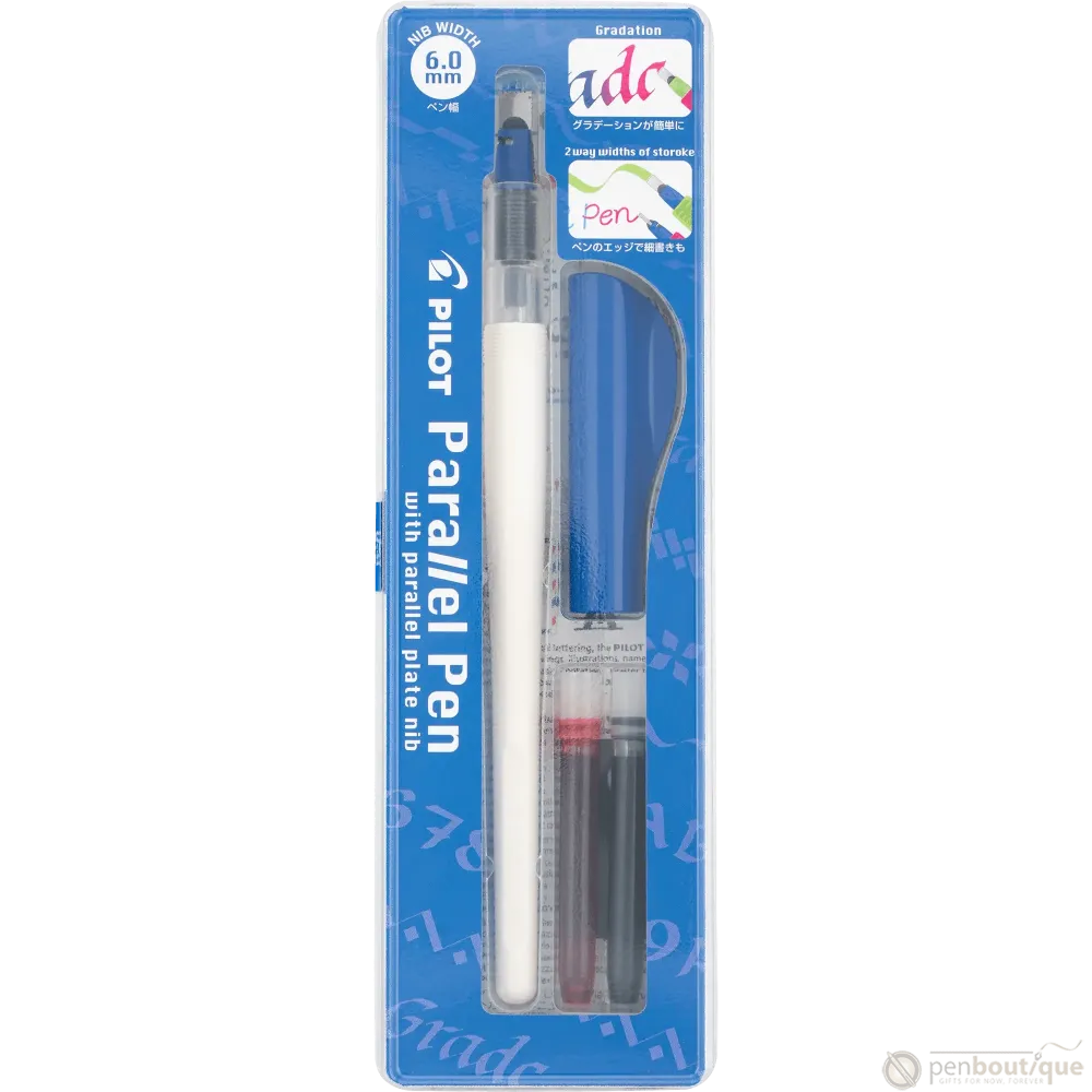 Pilot Parallel Fountain Pen - Zeeblauw - 6.0mm