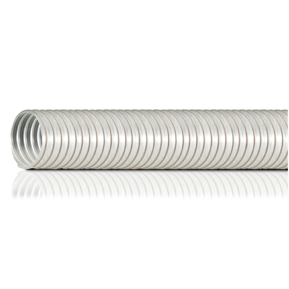 Vacuum Hose Helder Urethane 6-inch ID Per Foot met 2 mm maaswijdte