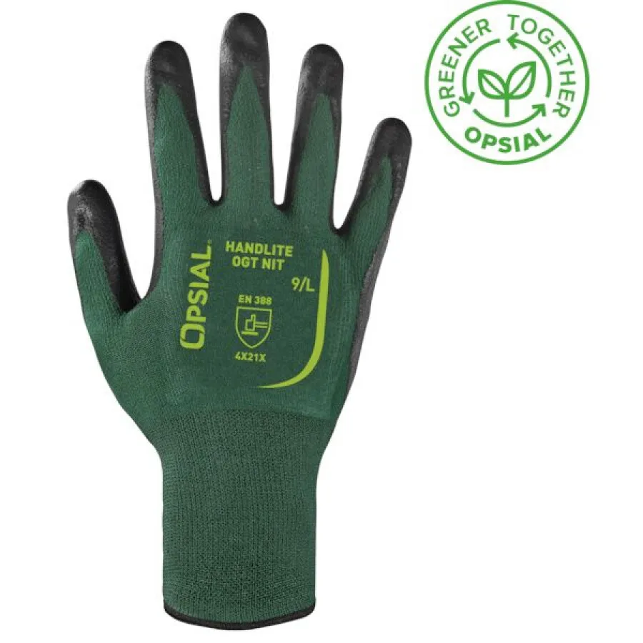 Conische Opsial werkhandschoenen - Handlite OGT nitrile - maat 9