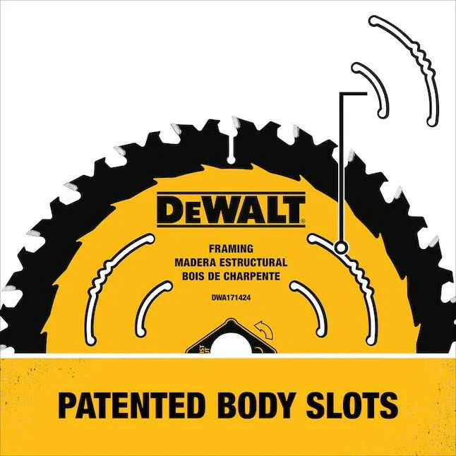 DeWalt 7-1/4- 60-Tooth Fine Finish Tungsten Carbide-tipped Staalsoort Circular Saw Blade