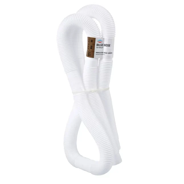 EZ-FLO 1-1/4- ID x 6-ft PVC Sneeuwwit Bilge Pump Discharge Tubing