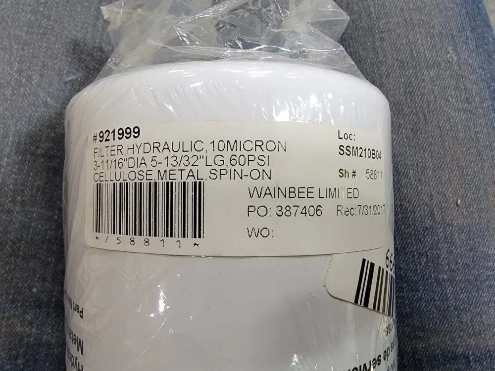 Low Pressure Hydraulic Spin-on Filter 921999
