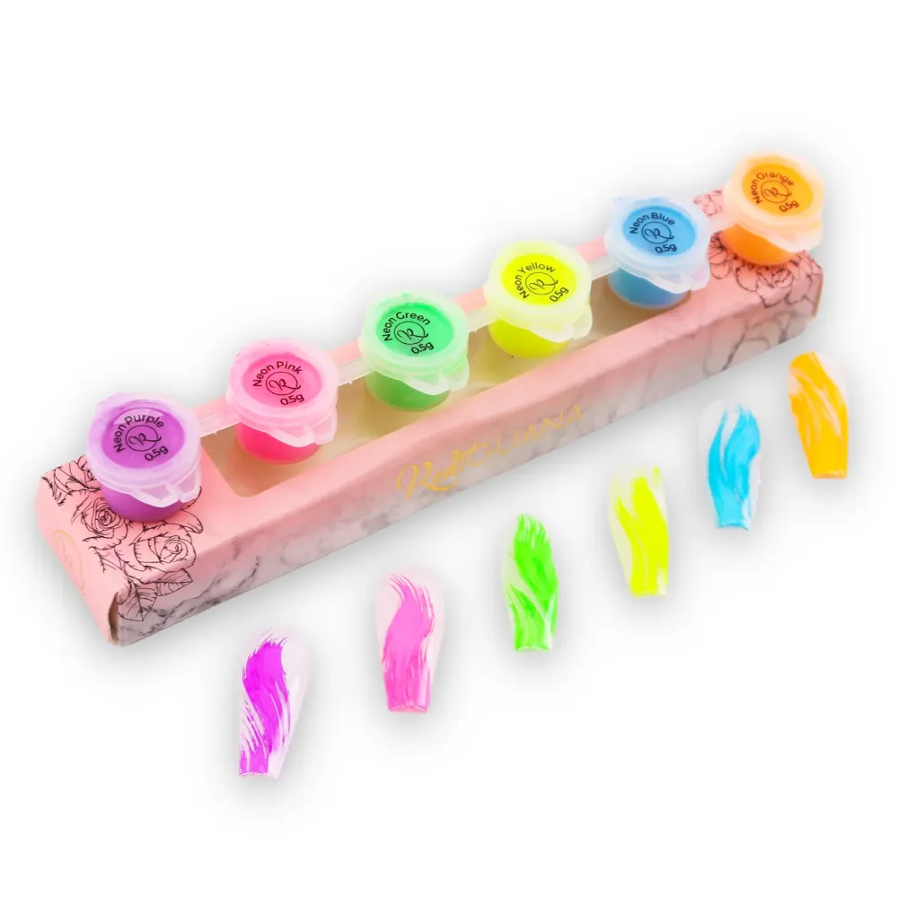 RI- Neon Pigments - 6 Color Set