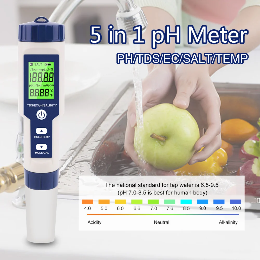 NOYAFA NF-EZ9909 SP 5--1 Water Quality Tester