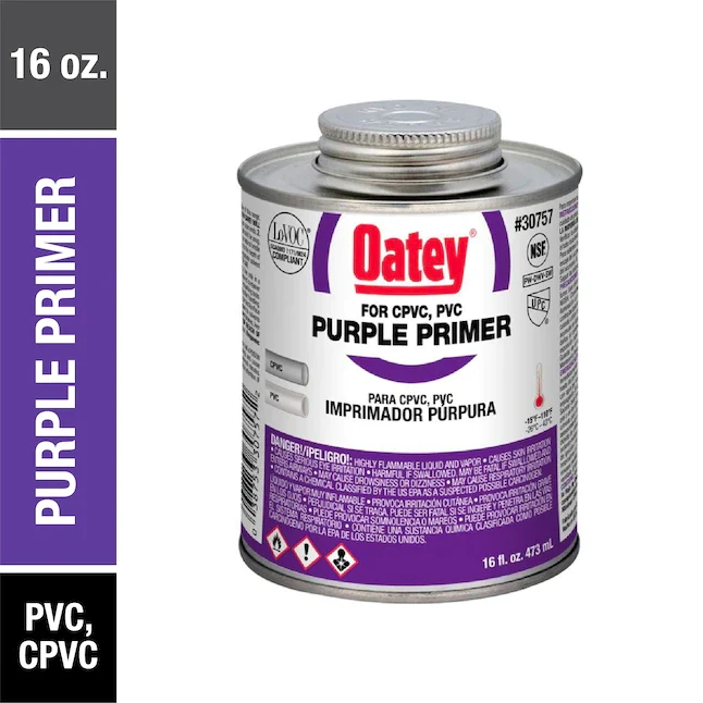 Oatey 16-fl oz Aubergine CPVC and PVC Primer