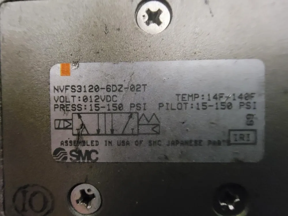 5 Port Pilot Operated Solenoid Valve NVFS3120-6DZ-02T, 12VDC