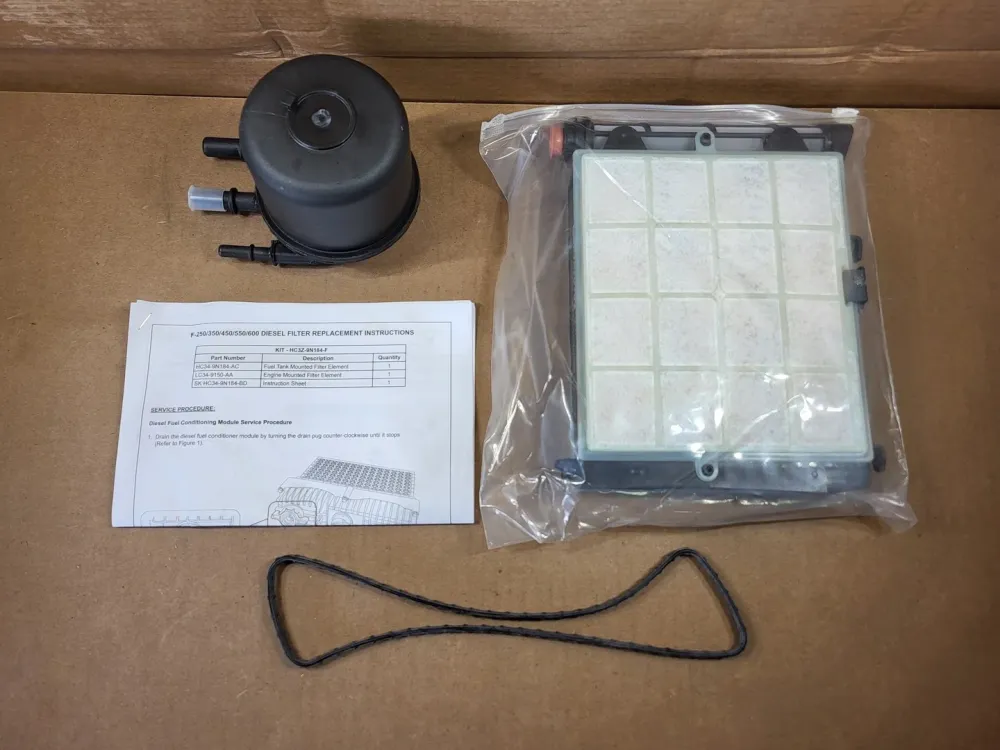 Vlakke Diesel Fuel Filter Replacement Kit HC3Z-9N184-F