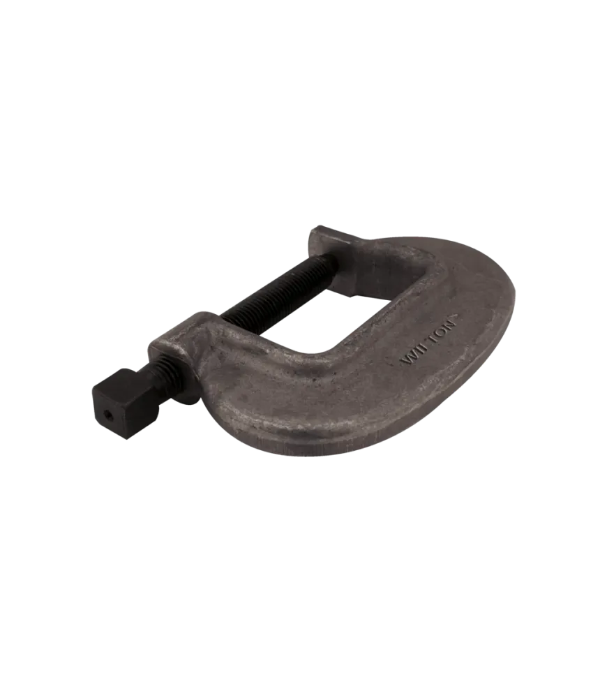 WILTON 6-FC, Brute Force O-Series C-Clamp, 6-7/16" Jaw Opening, 3-1/2" Throat met automatische reiniging