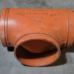 6" Grooved End Tee Pipe Fitting, Fig 519S