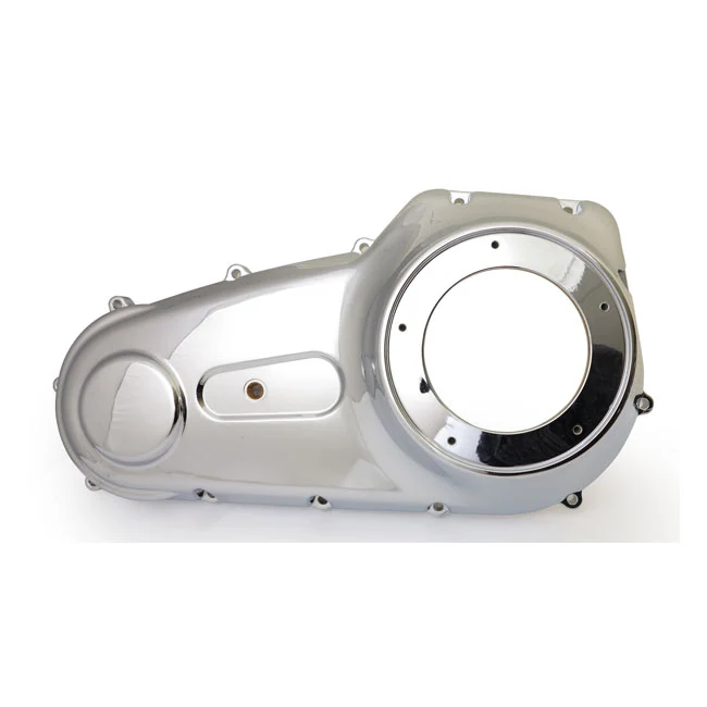 Tapa Exterior Primaria Cromada Para Harley-Davidson 06-17 Dyna - Vlotterinrichting Inbegrepen