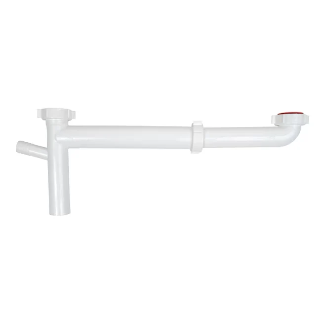 Vlakke Keeney 1-1/2- Plastiek Slip Joint End Outlet Continuous Waste