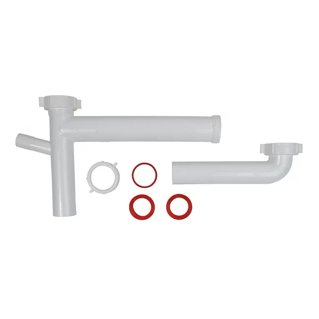 Vlakke Keeney 1-1/2- Plastiek Slip Joint End Outlet Continuous Waste