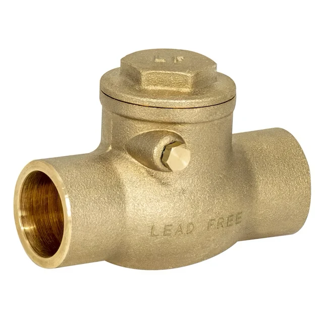 EZ-FLO Brass 3/4- Copper Sweat Swing Check Valve