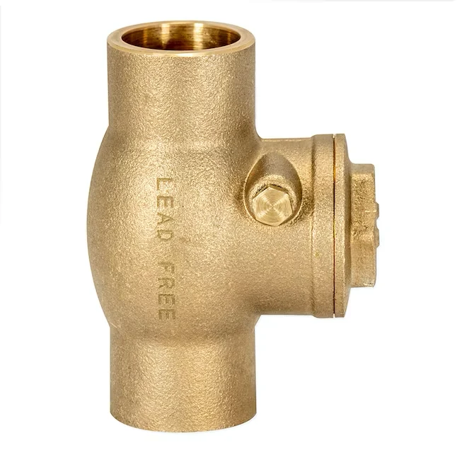 EZ-FLO Brass 3/4- Copper Sweat Swing Check Valve