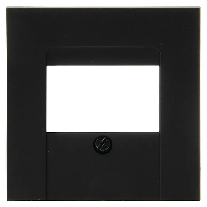 Kopp TAE-afdekraam USB Athenis - Zwart, Kunststof
