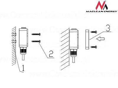 Maclean MCE35 Schemersensor Schemerschakelaar met externe sensor, voor buitengebruik, max. 3450W IP65
