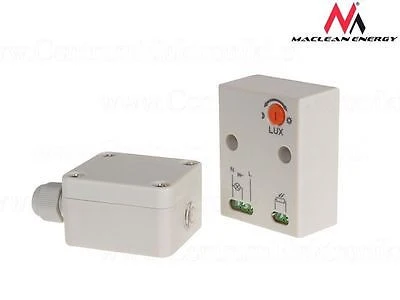 Maclean MCE35 Schemersensor Schemerschakelaar met externe sensor, voor buitengebruik, max. 3450W IP65