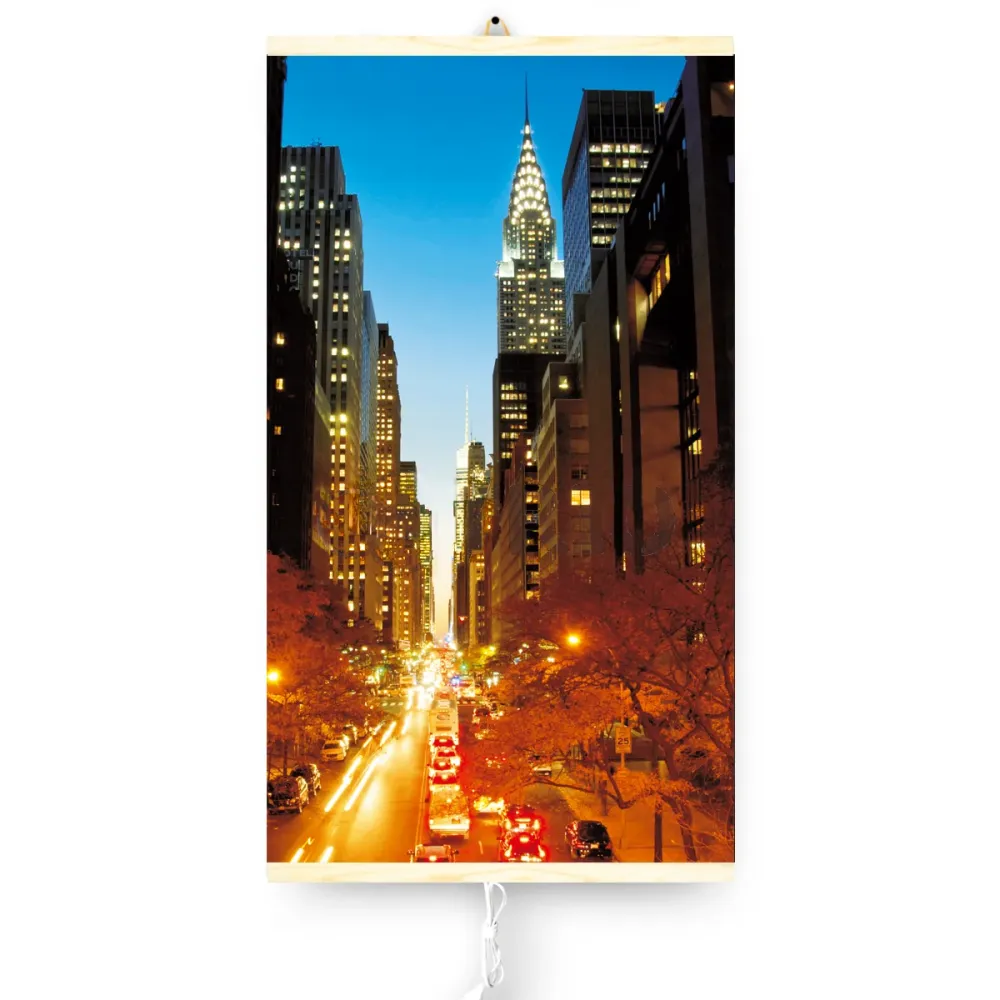 TRIO Infrarood, flexibel verwarmingspaneel - met schakelaar - 430W TRIO design 2 Manhattan, afmetingen 100x57cm