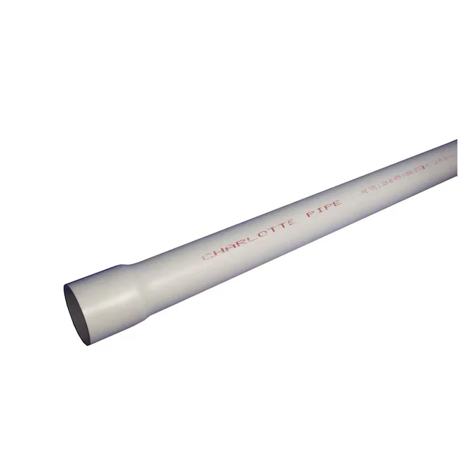 Charlotte Pipe 1/2- x 20-ft 600 Psi Schedule 40 VINYL Bell End Pipe