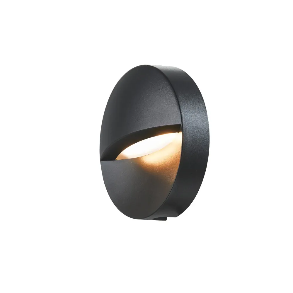 Dubbelwandige SLV Buitenlamp DOWNUNDER OUT IP65 Antraciet - Rond