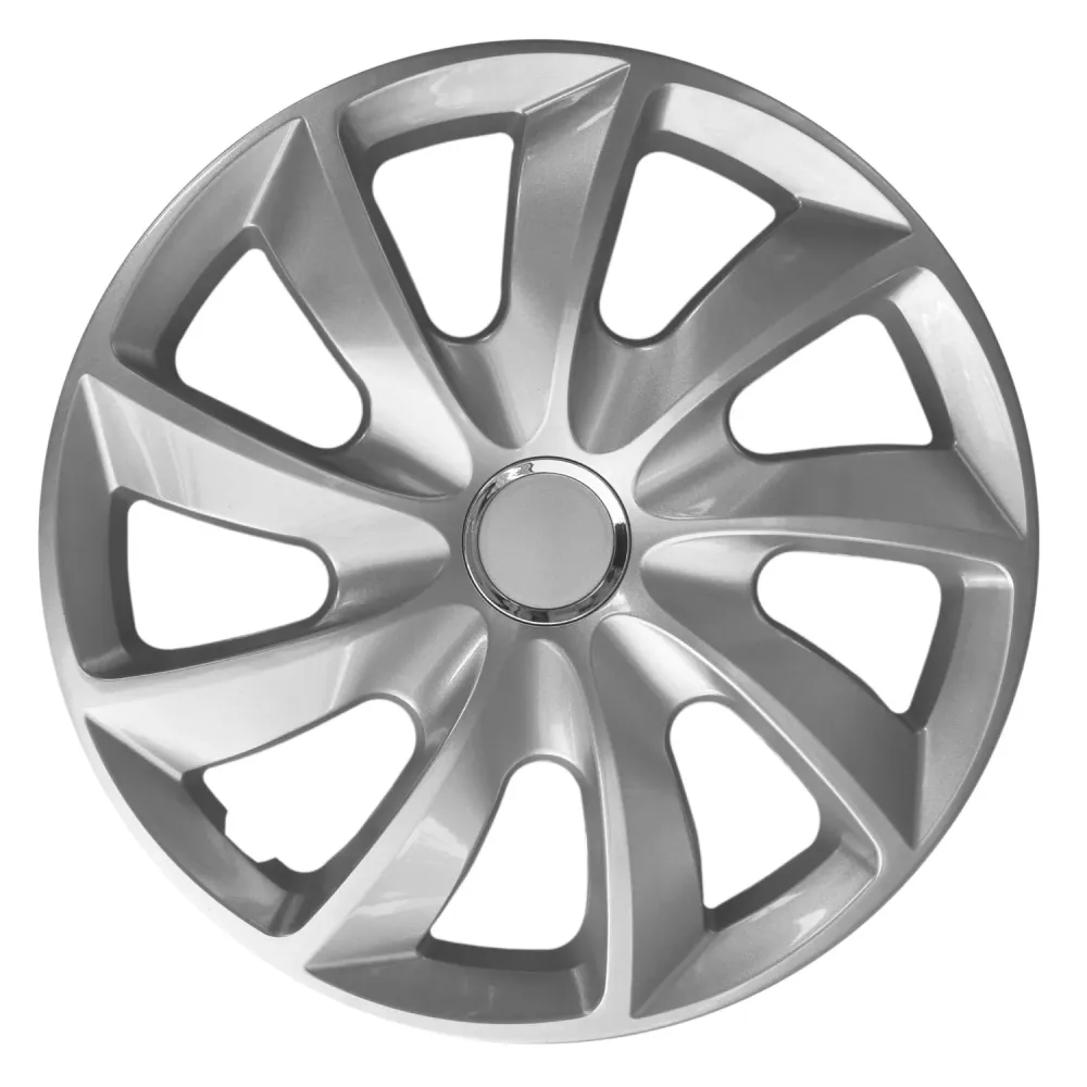 Gegalvaniseerd NRM Stig - Wieldoppen zilver 13 inch set van 4 stuks