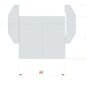 Met Inbus Part No. 4033 @ 835mm Filler Block + 6 Mini Clamps