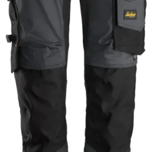Snickers AllroundWork stretch werkbroek - 6341 - grijs/zwart - maat 48