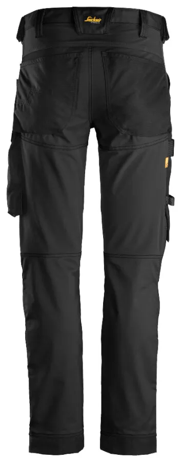 Snickers AllroundWork stretch werkbroek - 6341 - grijs/zwart - maat 58