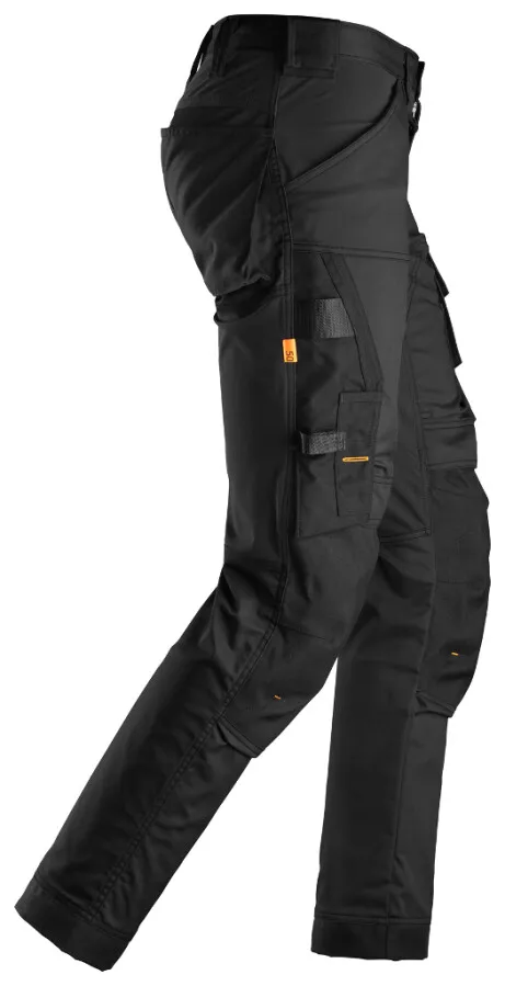 Snickers AllroundWork stretch werkbroek - 6341 - grijs/zwart - maat 58