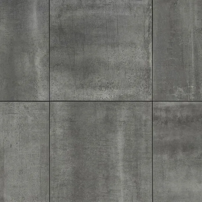 Keramische tegel 3+1 industrieel Grijs - Keramiek, l x b x d: 60 x 60 x 4 cm, Grijs