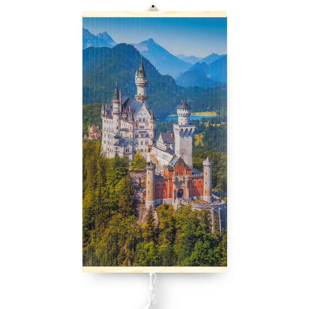 Hoogvermogen Infrarood, flexibel verwarmingspaneel TRIO EO400 patroon 9 kasteel - 430W - afmetingen 100x57cm