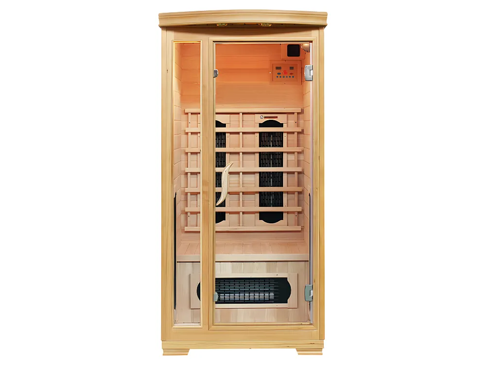 Industrieel Grade Infrarood sauna 1 plaats OSVALD - L90 x D90 x H190 - 1350W