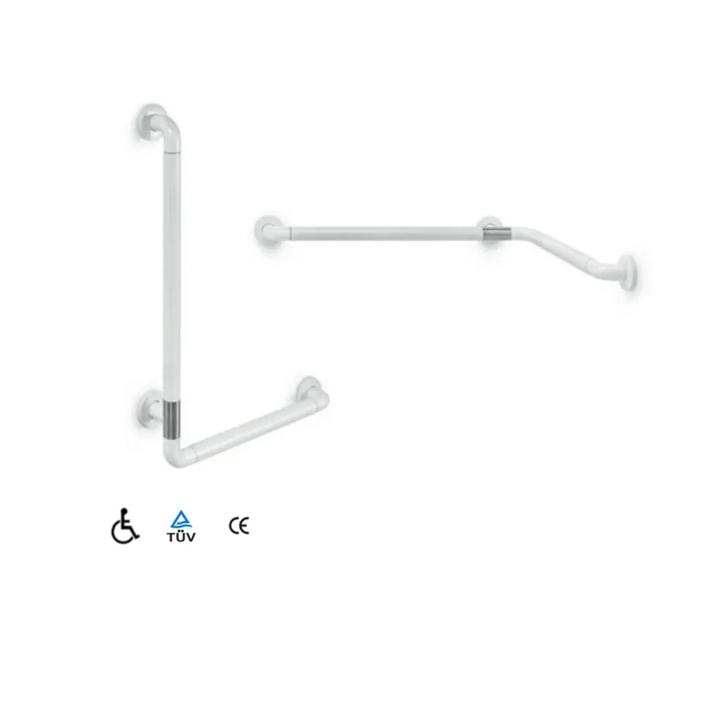 Reversible safety handle white nylon and stainless steel Othello collection Lineabeta