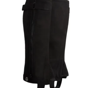 Ribbed Amara Half Chaps Koolzwart XS-W Gegalvaniseerd Staal